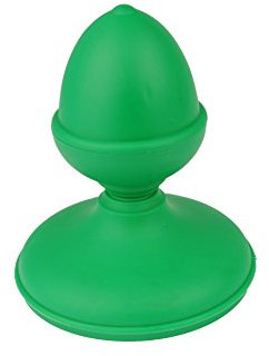 6 x Linic Plastic Acorn Top Fence Finial & 4 (100mm) Round Fence Post Cap, Green, Rot Proof. (GT0004). UK Made. Free UK Postage