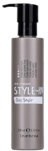 INEBRYA Duo Style-Fluide Lisse Bouclé-200 ML, Multicolor, 200ML