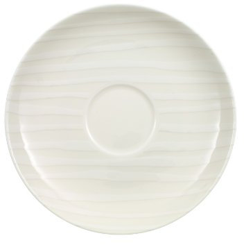 Villeroy & Boch 1023201250 Dune Lines Soucoupe tasse petit-déjeuner 17 cm
