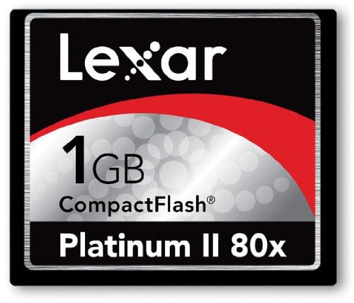 Lexar 1GB 80X Premium Compact Flash Memory Card