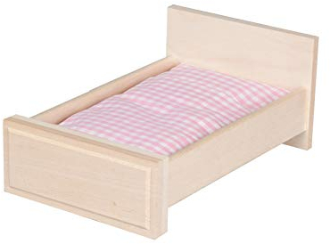 Rülke Holzspielzeug 22265 Puppenhauszubehör, holzfarben, rosa