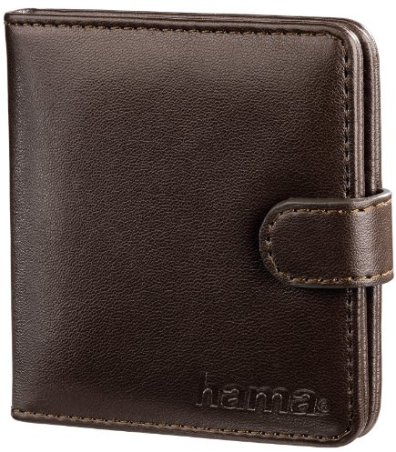 Hama Memory Card Case Vegas für MemoryStick Pro Duo/M2, Braun, Größe S