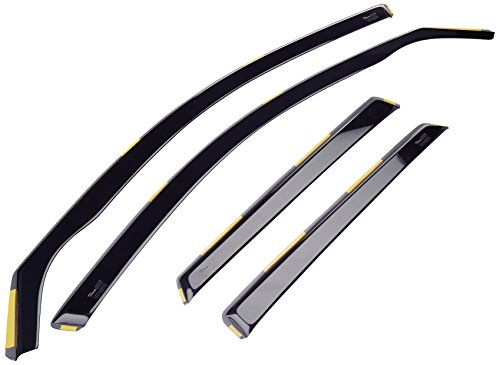 Heko Towequipe HEKO-10208 Windabweiser für Audi A4 2002-2009 5-Türer Kombi, für vorne und hinten, 4-teilig