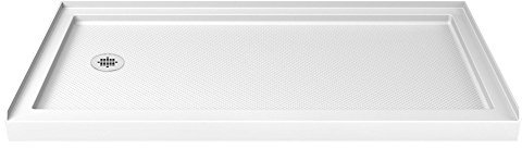 DreamLine DLT-1134601 Slimline Duschbasis, 86,4 x 152,4 cm, Weiß