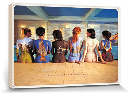 1art1 64338 Pink Floyd - Back Catalogue Leinwandbild Auf Keilrahmen 120 x 80 cm