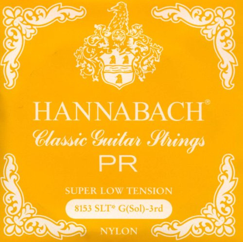 Hannabach strings for classical guitar Seire 815 Super Low Tension Silver Special (high quality, all-purpose string for almost every instrument, guitar strings classical guitar, Made in Germany)