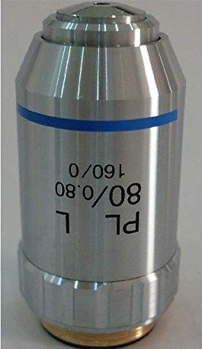 GOWE Achromatisches 80-fach-Objektiv für metallurgische Mikroskope.
