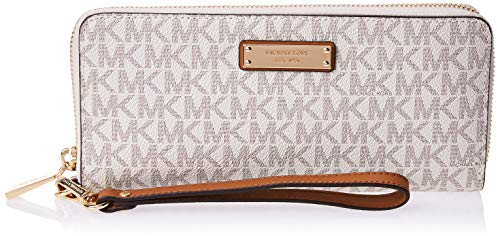 Michael Kors Jet Set Item, Damen Tornistertasche, White (Vanilla), 2.5x10.2x21 cm (W x H L)