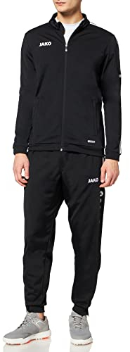 JAKO Herren Striker 2.0 Trainingsanzug Polyester, Schwarz/Weiß, L EU