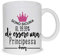 thedifferent Tazza Mug Sono Sicura di Essere Una Principessa Frase Simpatica Thè/Latte - Idea Regalo