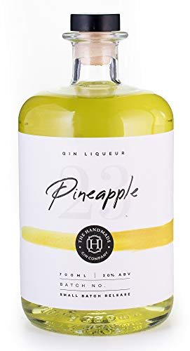 Pineapple Handmade Gin Liqueur 70cl - Refreshing & Tropical Premium Craft Gin - 20% ABV