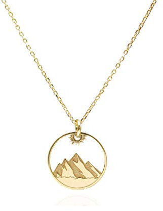 HALSKETTE “GIPFELSTÜRMER” 925er Silber, Gold