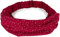 styleBREAKER Damen Haarband mit Strass und Gummizug, Stirnband, Headband, Haarschmuck 04026016, Farbe:Bordeaux-Rot