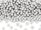 Weiche Zuckerperlen silber 5mm, 60g