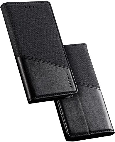 Feyten Kompatibel mit Xiaomi Mi 10 Hülle, Handyhülle für Xiaomi Mi 10, PU Leder Klappbar Flip Case Stoßfest Klapphülle Magnet Kartenfach Tasche Schutzhülle Schutz Lederhülle (Schwarz)