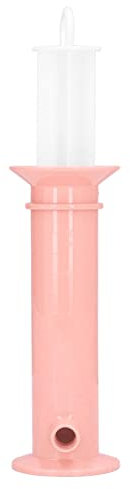 Babynahrungsbeutelmaschine mit 6 Beuteln, reiner Farbe, quetschbarer Fruchtpressen-Püree-Füller, Lebensmittelspender für Babys über 6 Monate rosa