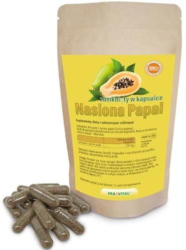 Papaya-Kerne verkapselt 270 Kapseln Papaya-Pfeffer Papaya-Samen ACHTUNG Keine Hybrid Samen Rohkost Vegan (270 stück (1 er Pack))