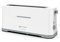 Grunkel - Tostadora TS-40EASYTOAST - extra ancha 3,9cm Cuenta con 7 niveles de tostado, bandeja recogemigas y recogecable - 980W - Blanco