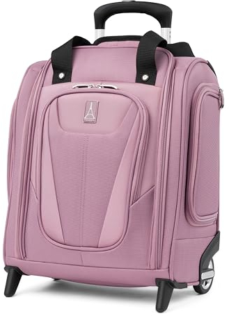 Travelpro Suitcase Maxlite 5 Softside Lightweight Rolling Underseat Compact Carry on Upright 2 Wheel Bag, Men and Women, Orchid Pink Purple, 39x34x21 cm