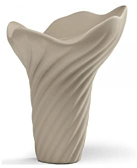 Cooee Design - Vase, Blumenvase - Fungi - Keramik - Farbe: Sand - (ØxH): 15 x 17 cm