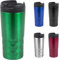 Taza termo de cafe para llevar - Vaso térmico con tapa hermética para bebidas frías y calientes, 310 ml para viajes en el coche, oficina o clase. Doble pared sin BPA. Vaso Termo (Verde)