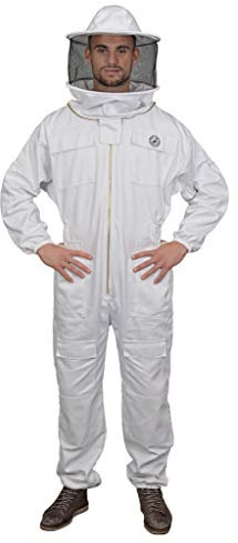 Humble Bee 410 Polycotton-Imkeranzug mit Rundschleier, 6XL