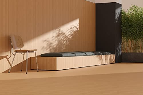 DE-COmmerce Fertigparkett aus Bambus FLEXBAMBOO 550x200 cm Bodenbelag mit naturbelassener Rückenausstattung 200 cm Breite | Farbe: karbonisiert + versiegelt