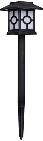 Grundig Solar Gartenleuchten - Solarlampen 3 Stück - LED - Batterielebensdauer 6 bis 8 Stunden - für Garten und Balkon - Schwarz