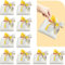 10 stück Kleine Geschenktasche mit Farbband, Dauerhaft PU-Leder Geschenkbox Gastgeschenk Hochzeit Geschenkbox für Süßwaren,Geburtstagsfeier, Jubiläumsdekoration, Weihnachten, Valentinstag(Weiß)