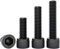 Qrity M8x40mm Vis à Tête Cylindrique, Boulons à Tête Hexagonale(Lot de 10), Entièrement Filetée Boulons en Acier au Carbone, Vis à Tête Cylindrique à Six Pans Creux