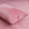 Luofanfei Warme Winter Kissenbezug 40x80 2er Rosa Altrosa Samt Plüsch Flanell Fleece Flauschig Microfaser Kissenbezüge Set Uni Kissenhülle im Umschlagstil 2 Stück