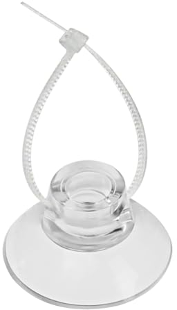 Pawfly 20er-Pack Aquarium-Saugnäpfe und 40 Stück verstellbares Reißverschluss-Kabel-Set Fischbecken-Zubehör für Bindung Moosbefestigung Luftschlauch-Dekor Garnelen-Nester und Reptilien-Hängematten