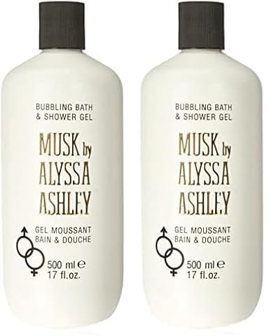 Alyssa Ashley Musk unisex, Duschgel 500 ml, 2er Pack (1 x 1 Stück)