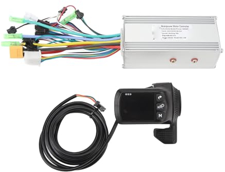 BuyWeek Bürstenloser Motor Controller Kit für Elektrofahrrad, 36V 48V 60V 1000W Sinuswellen Controller Wasserdicht GZ3 LCD Anzeigefeld Kit für Elektrofahrräder