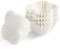 100pz Quadrati Pirottini per Cupcake, 6x4,3x4cm Bianchi Pirottini di Carta per Cupcake Pirottini per Muffin per Dolci per Matrimoni Baby Shower Articoli per Feste