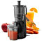Elite Gourmet EJX320 Cold Press Masticating Slow Juice Extractor, Stainless Steel Tritan BPA-Free, Graphite