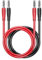 Cleqee 4mm Banana Plug to Banana Plug Test Leads Copper Cable Wire 2PCS 3.3ft/1m for Multimeter Electrical Testing