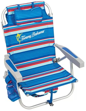Tommy Bahamas Strandstuhl, faltbar, Modell 2024 (Blau)