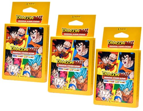 Generisch Panini Dragon Ball Universal Sticker - Sammelsticker (2024) - 3 Blister