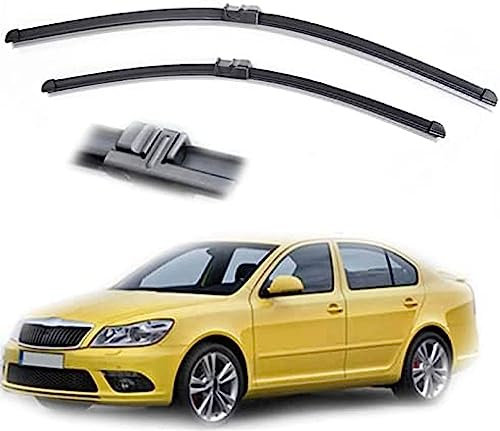Für Skoda Octavia A5 1Z MK2 2004 2005 2006 2007 2008 2009 2010 2011 2012 24”+19” Auto vorne Wischer blätter weiche Gummi Scheiben wischer Auto Windschutz scheibe Auto wischer