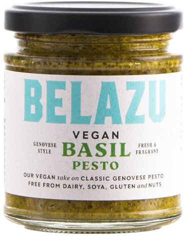 Belazu Vegan Basil Pesto 165g (Pack of 6)