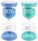 MIVIDE 2pcs Sabliers 30 Minutes, Sabliers Colorés, Sabliers Minuterie pour Enfants, Cuisine, Bureau, Jeu (Bleu/Vert)
