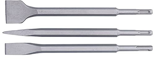 Brocas SDS Plus, Brocas para Martillo, Brocas para Concreto, Juego de Brocas para Concreto para Mampostería, 3 Piezas, Brocas para Martillo Giratorio de Punta Plana con Escala de