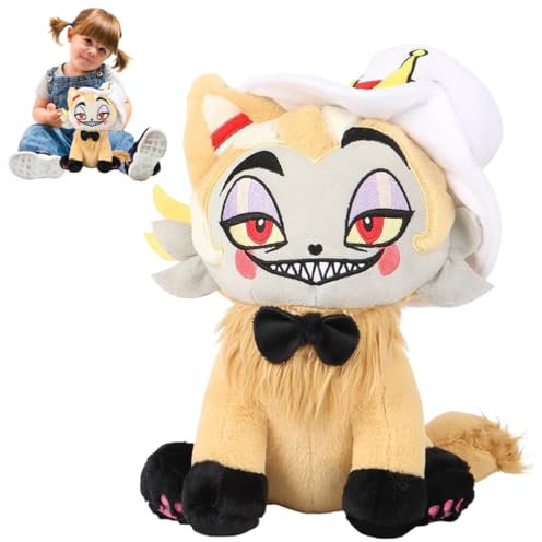 TELAOBAN Hazbin Hotel Plüsch, Hazbin Hotel Plush, Hazbin Hotel Plush Figure Doll, Hazbin Hotel Plüschtiere, Hazbin Hotel Plüsch Puppe, Hazbin Hotel Plushies Toy, für Kinder und Erwachsene, Anime Fans