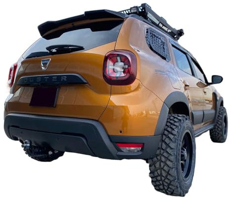 Oneway Satz Radlaufleisten kompatibel mit Dacia Duster II 2018-2024 - Mattschwarz