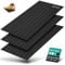 3 Pack Large Sound Proofing Panels Self-adhesive, 47.2'' X 23.6'' X 0.35'' Acoustic Wall Panels, High Density Acoustic Panels, Soundproof Tiles for Door, Ceiling, Recording Studios, Home Office, Black