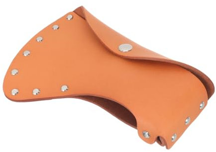 DOITOOL Axe Head Cover Set Portable Protective Case Leather Sleeve for Camping
