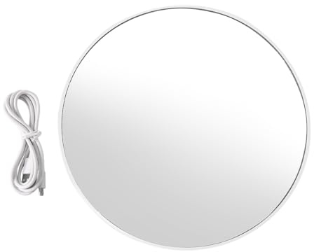 zalati 20 cm intelligenter elektrischer Drehteller mit Ladefunktion, automatischer Drehteller, Live-Streaming von Schmuck, Kunsthandwerk, Videos, 360 Grad drehbarer Displayständer