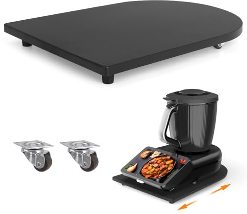 Planche coulissante pour Thermomix TM7 - Déplacement rapide - Pour robot de cuisine Thermomix Vorwerk TM7 - Accessoires - Planche en bambou