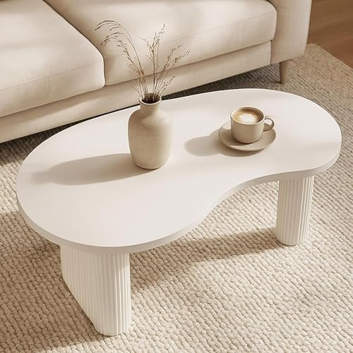 Mendler Table Basse HWC-O29 45x110x60cm Imitation Bois Brun